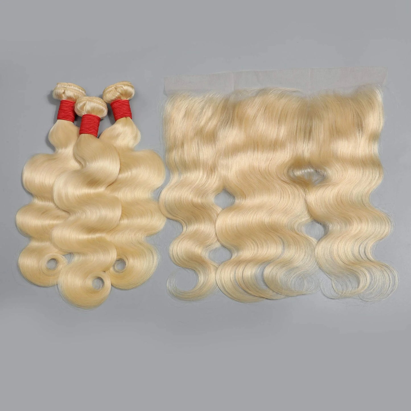 613 Cherry Silk Luxe 3 Bundle With 13x4/13x6 Frontal Body Wave