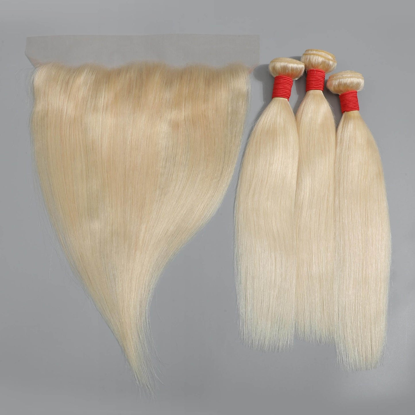 613 Cherry Silk Luxe 3 Bundle With 13x4/13x6 Frontal Straight