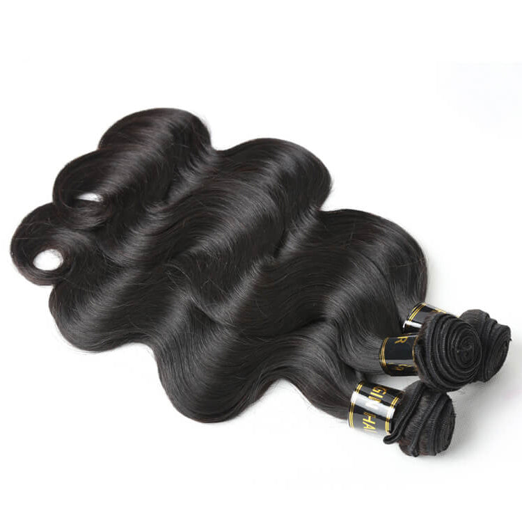 Cherry Silk Luxe Hair 3 Bundle With 13x4/13x6 Frontal Body Wave