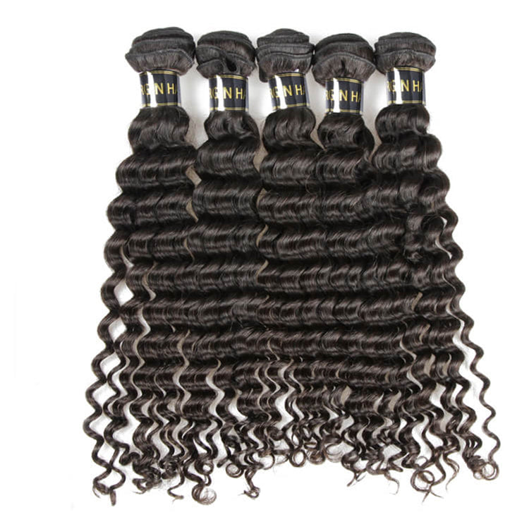 1 PCS Deep Wave Cherry Silk Luxe Hair Bundles