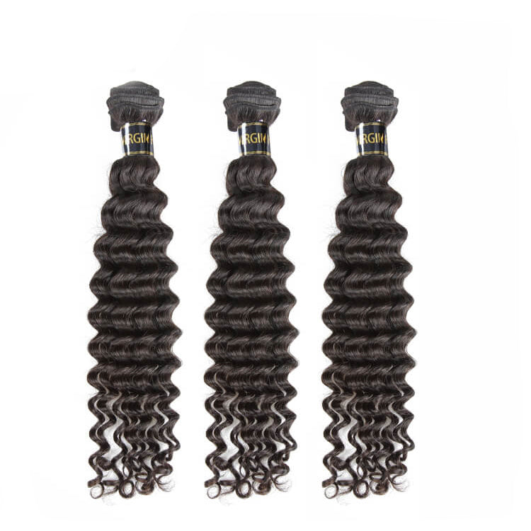1 PCS Deep Wave Cherry Silk Luxe Hair Bundles
