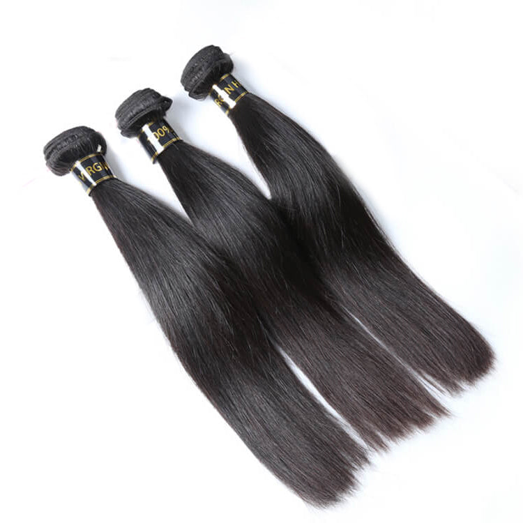 1 PCS Straight Hair Cherry Silk Luxe Hair Bundles