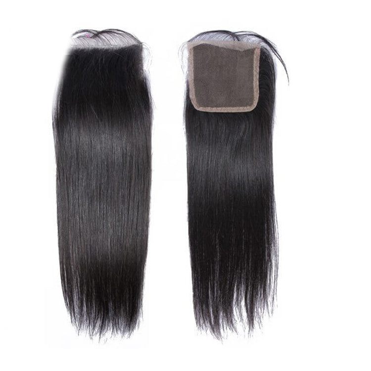 Straight 4x4 HD Lace Human Hair Closure