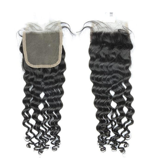 Deep Wave 4x4 HD Lace Human Hair Closure