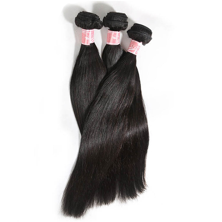 Cherry Soft Hair 3 Bundle With 13x4/13x6 Frontal Straight Hair