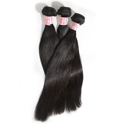 Cherry Soft Hair 3 Bundle With 13x4/13x6 Frontal Straight Hair
