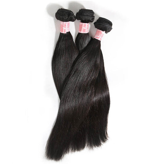Cherry Soft Hair 3 Bundle With 13x4/13x6 Frontal Straight Hair