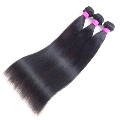 Cherry Prestige Hair 3 Bundle With 4x4/5x5/6x6/7x7 Closure Straight Hair