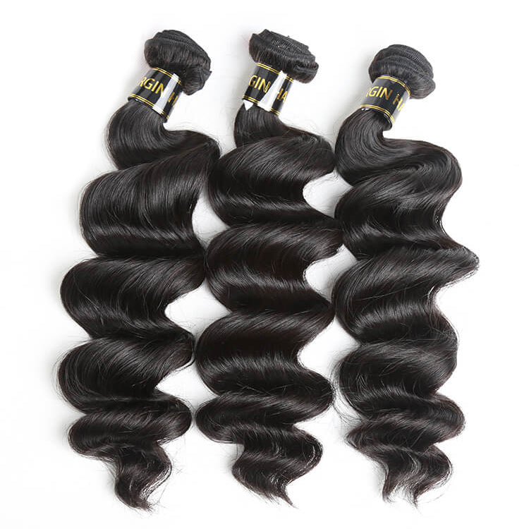 1 PCS Loose Wave Cherry Silk Luxe Hair Bundles