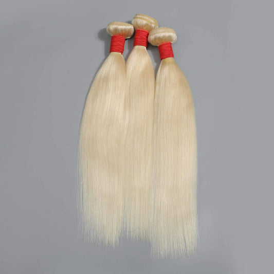 613 Cherry Silk Luxe Hair 3PSC Straight Hair Bundles