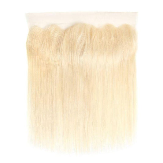 Blonde Straight 13x4 Transparent Lace Human Hair Frontal