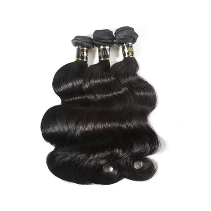 Cherry Silk Luxe Hair 3PSC Body Wave Human Hair Bundles