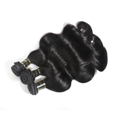 Cherry Silk Luxe Hair 3PSC Body Wave Human Hair Bundles