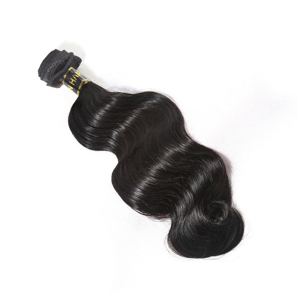 Cherry Silk Luxe Hair 3PSC Body Wave Human Hair Bundles