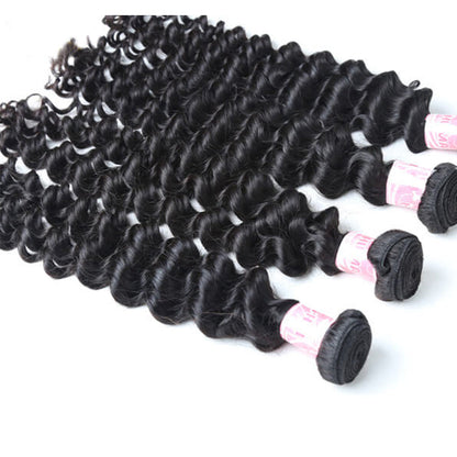Cherry Soft 3PSC Deep Wave Human Hair Bundles