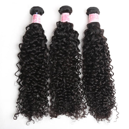 Cherry Soft Hair 3 Bundle With 13x4/13x6 Frontal Curly Hair