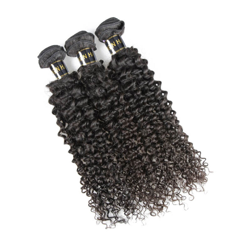 Cherry Silk Luxe Hair 3 Bundle With 13x4/13x6 Frontal Curly Hair