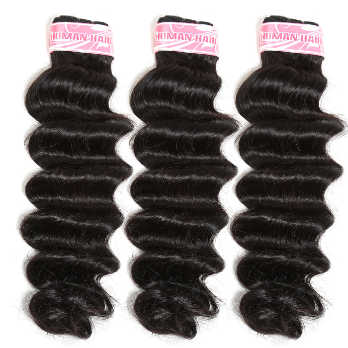 Cherry Soft 3PSC Loose Deep Human Hair Bundles