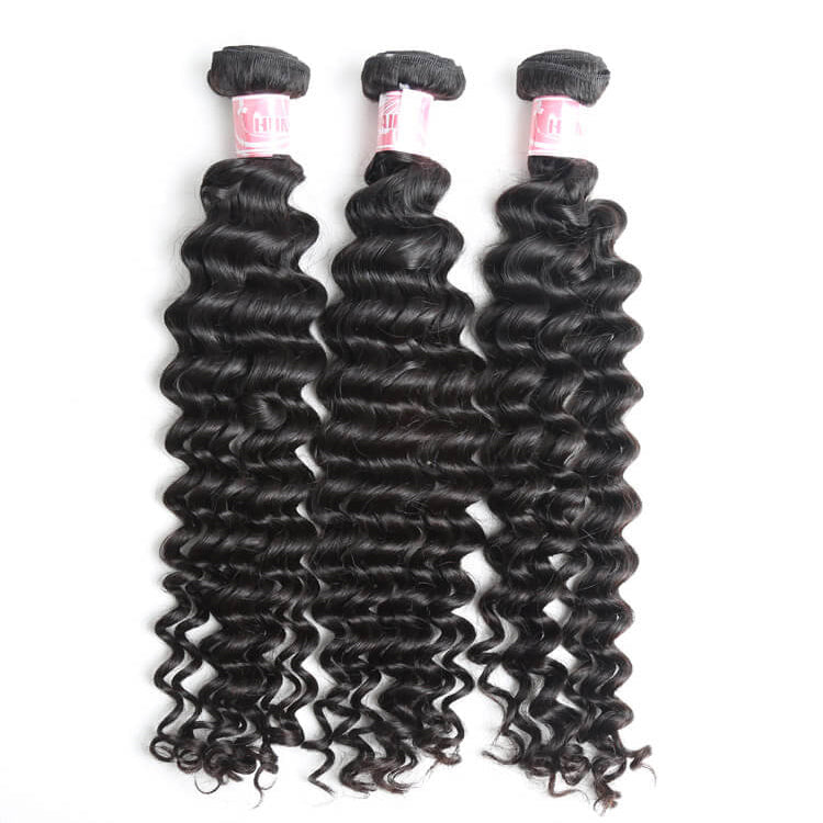 Cherry Soft 3PSC Deep Wave Human Hair Bundles